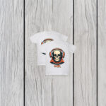 Dispatch Game Skull Headset Graphic T-Shirt